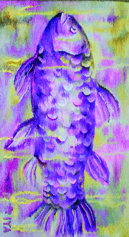 Гобелен «Риба-мрія». 2007. Вовна, бавовна, джгут